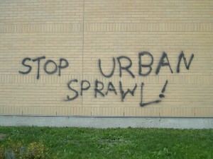 Handy reminder courtesy of graffiti found in big box land